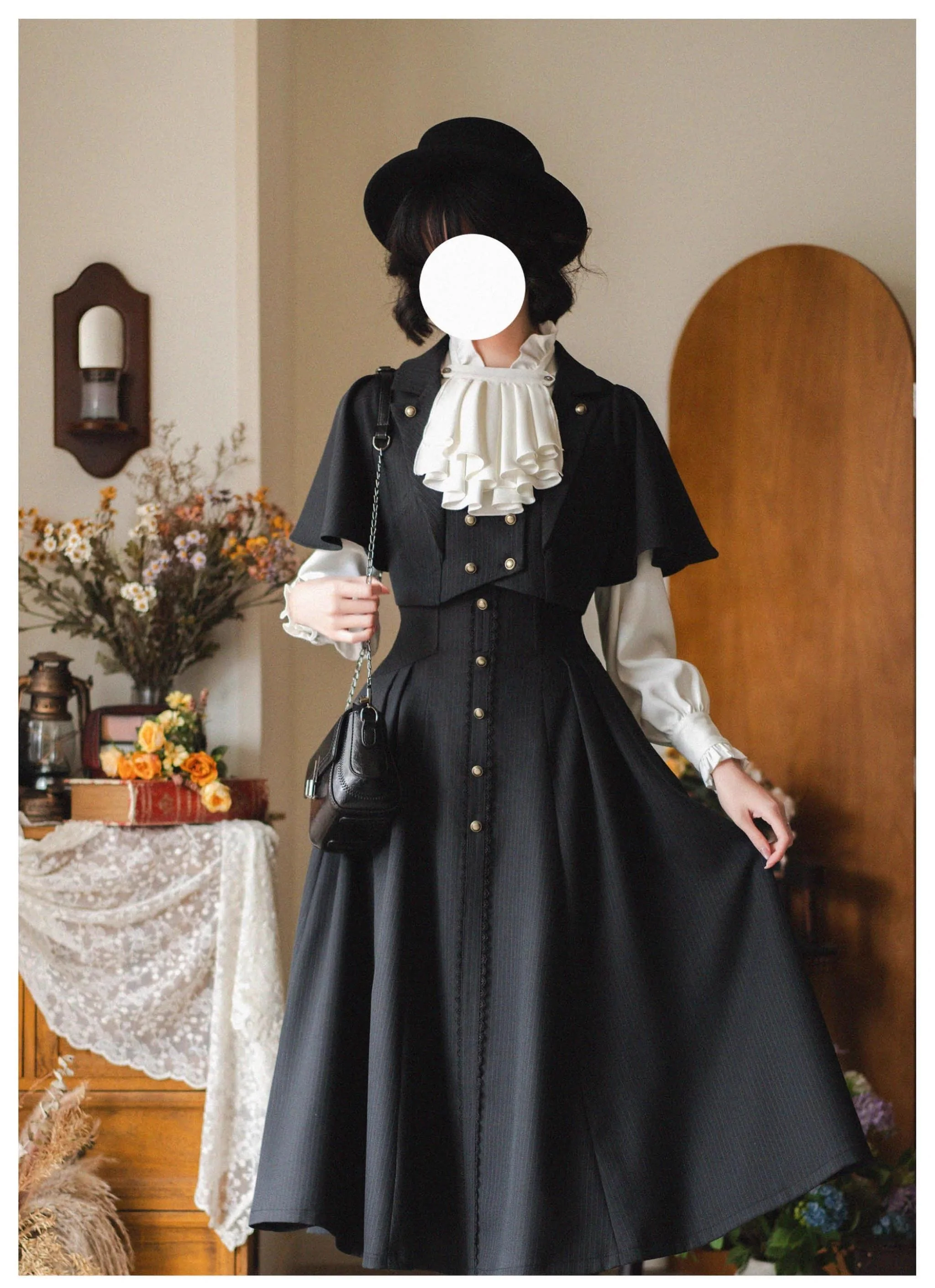 Forest Stationery - Classic Lolita SK Suit With Shirt And Coat - Image 7