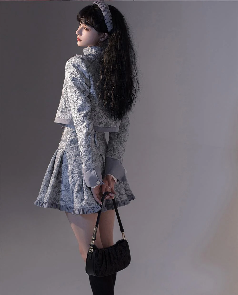 Gilded Age - Vintage Lolita Vest Suit Oil Painting Style Skirt Coat - Image 27