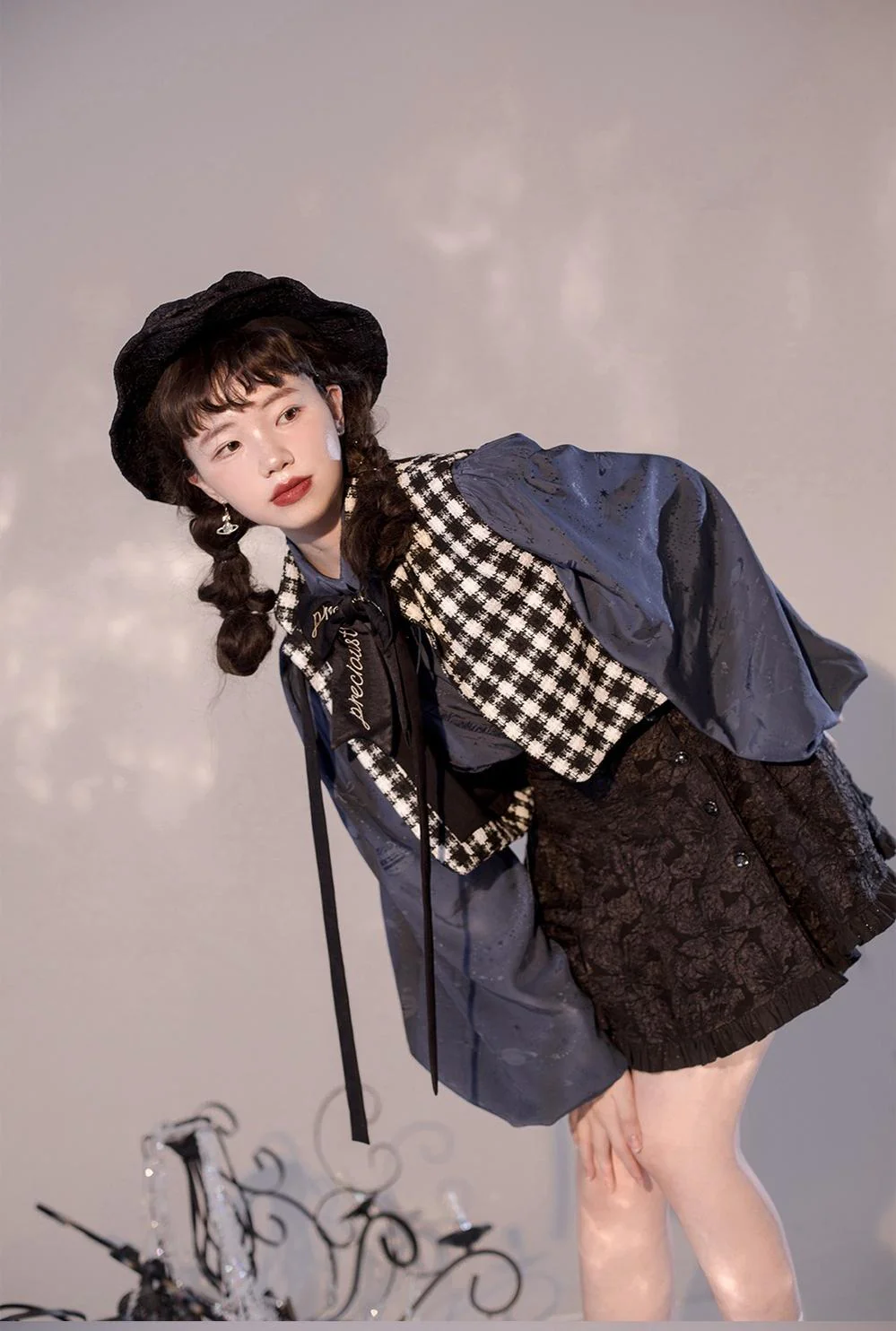 Gilded Age - Vintage Lolita Vest Suit Oil Painting Style Skirt Coat - Image 35