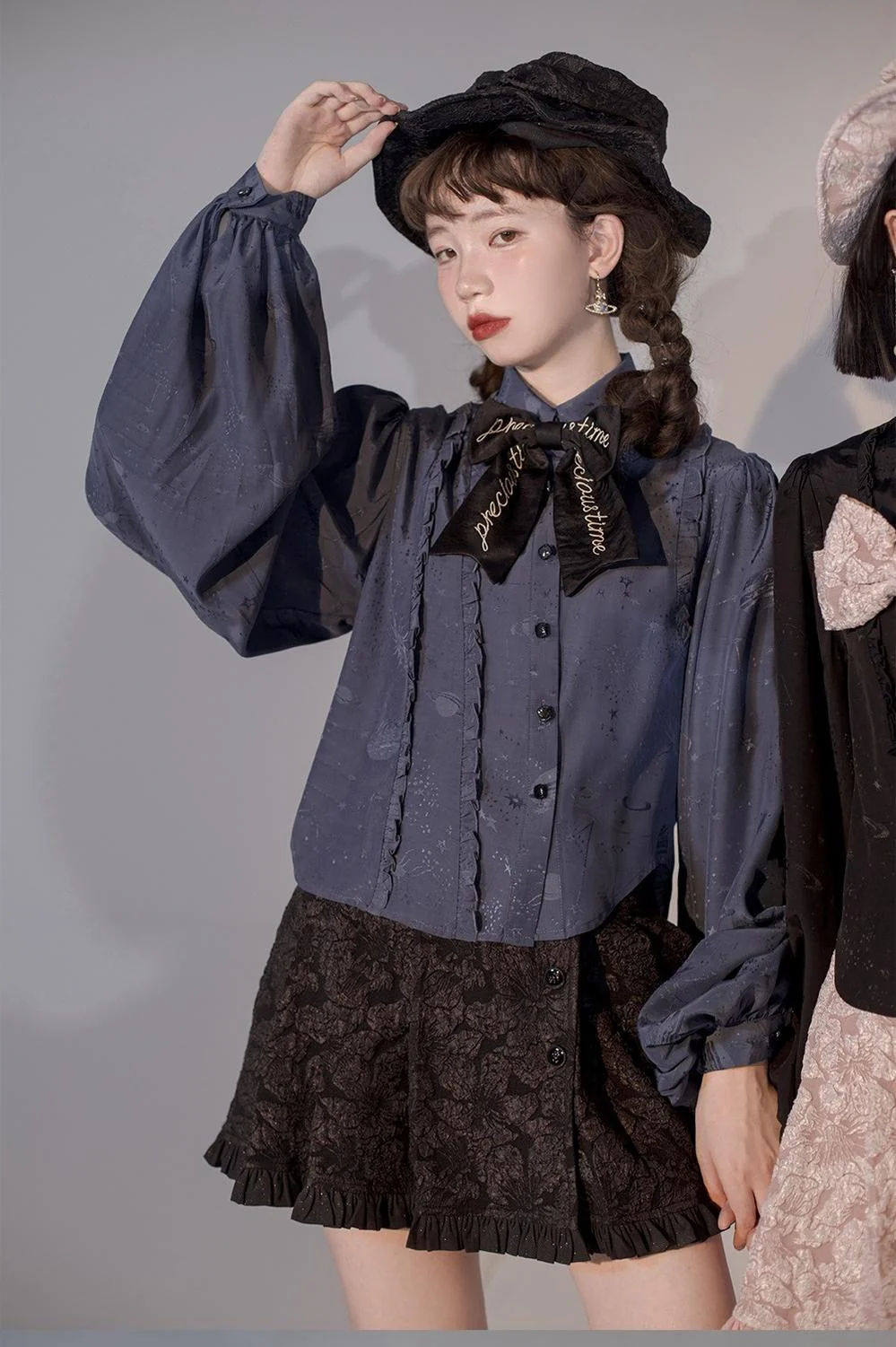 Gilded Age - Vintage Lolita Vest Suit Oil Painting Style Skirt Coat - Image 38