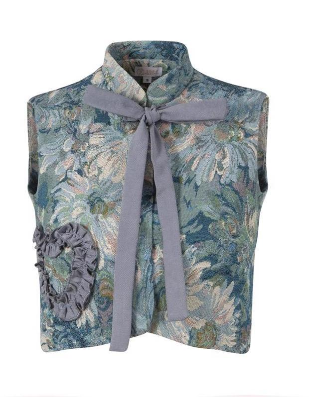 Gilded Age - Vintage Lolita Vest Suit Oil Painting Style Skirt Coat - Image 6