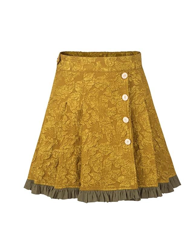 Gilded Age - Vintage Lolita Vest Suit Oil Painting Style Skirt Coat - Image 8