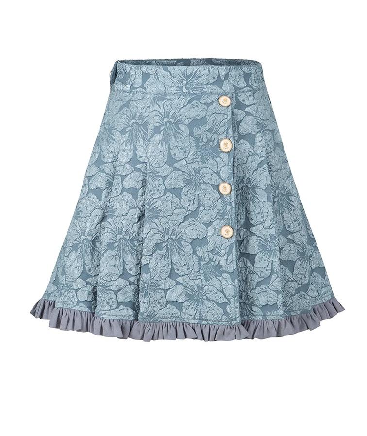 Gilded Age - Vintage Lolita Vest Suit Oil Painting Style Skirt Coat - Image 9