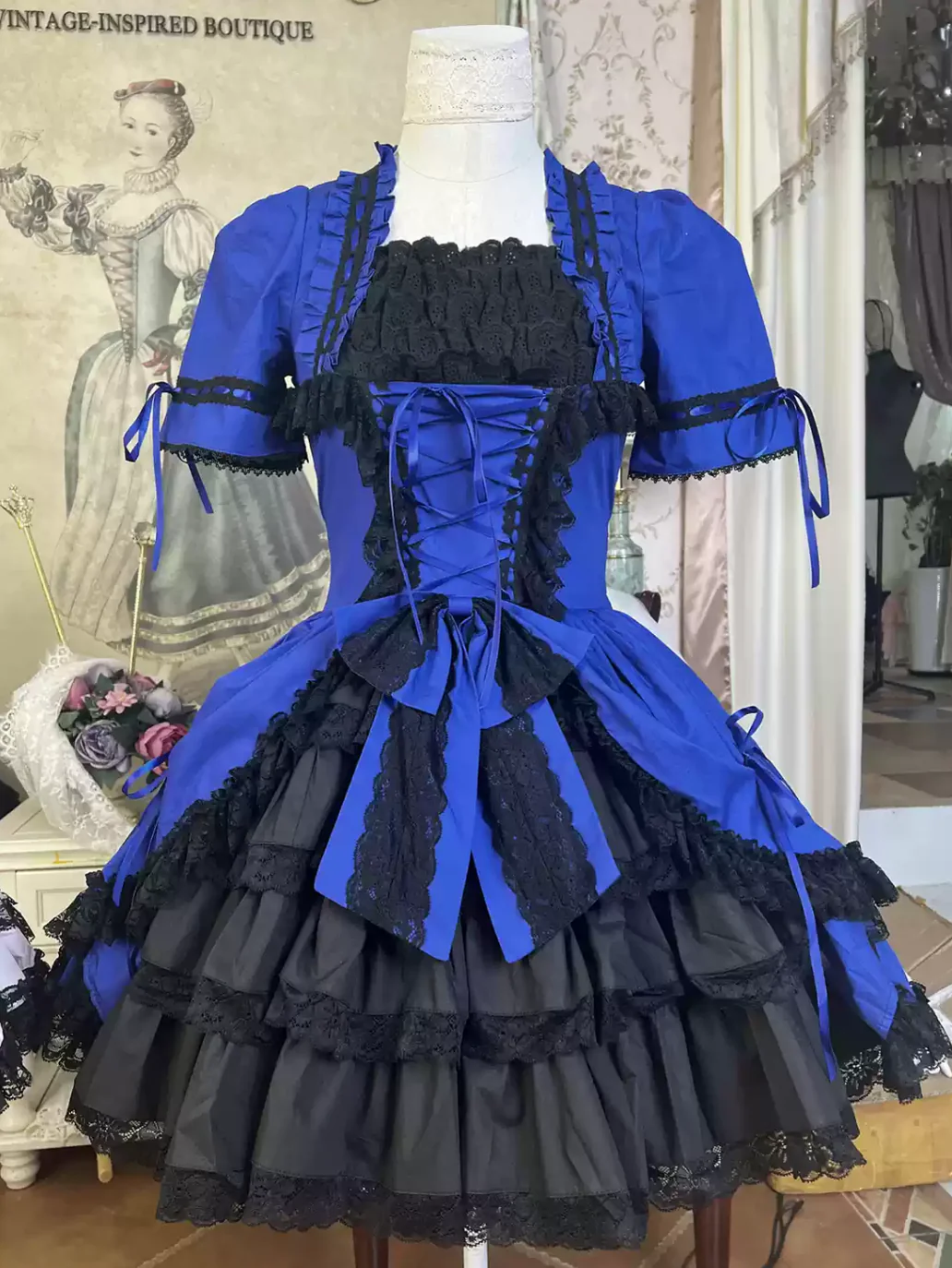 Miss Rella - Vintage Retro Lolita OP Dress - Image 12