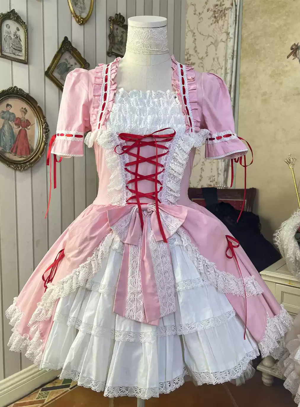 Miss Rella - Vintage Retro Lolita OP Dress - Image 26