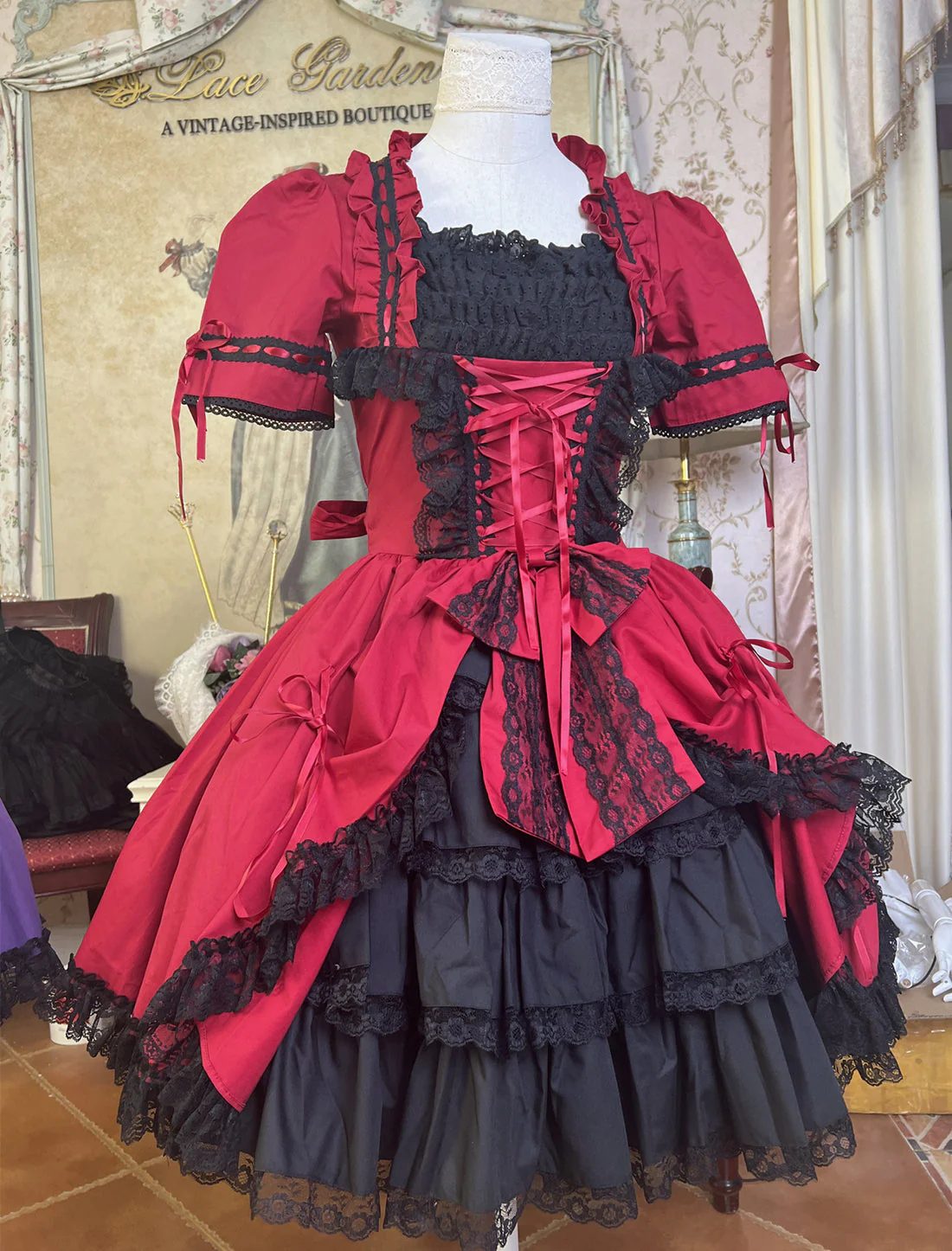 Miss Rella - Vintage Retro Lolita OP Dress - Image 7