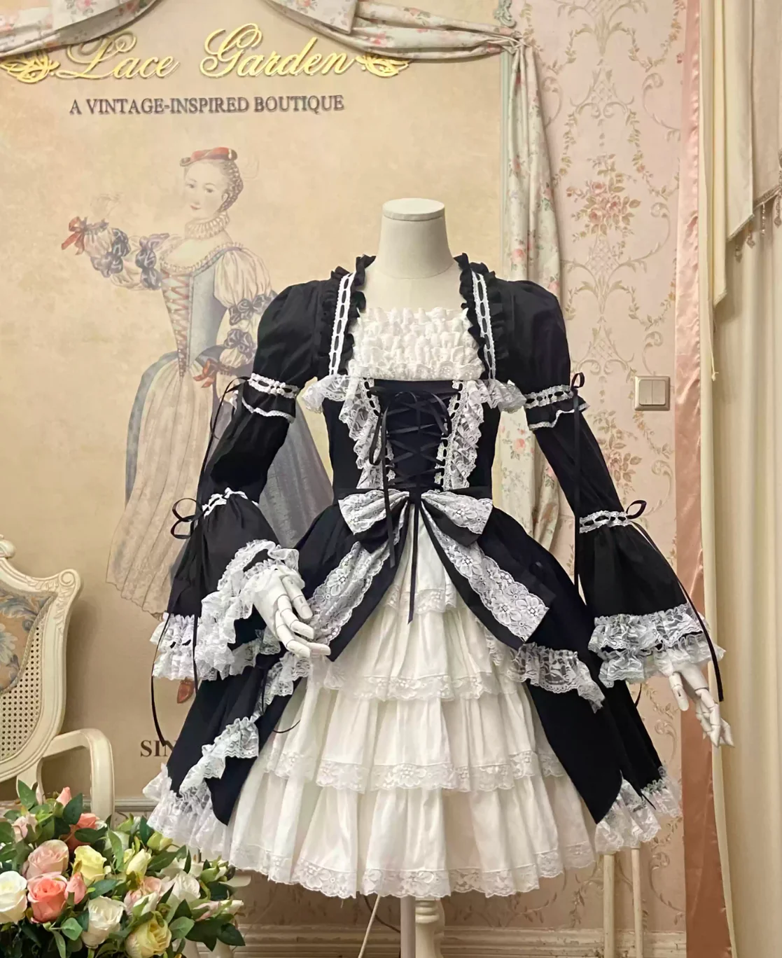 Miss Rella - Vintage Retro Lolita OP Dress, Custom Sizes - Image 11