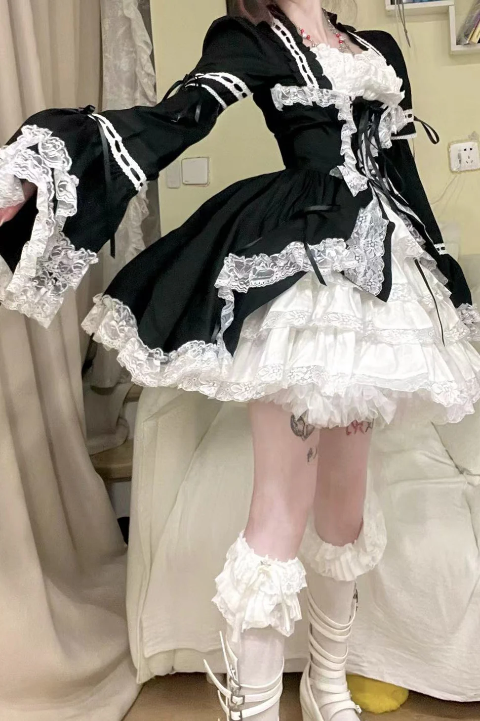 Miss Rella - Vintage Retro Lolita OP Dress, Custom Sizes - Image 14