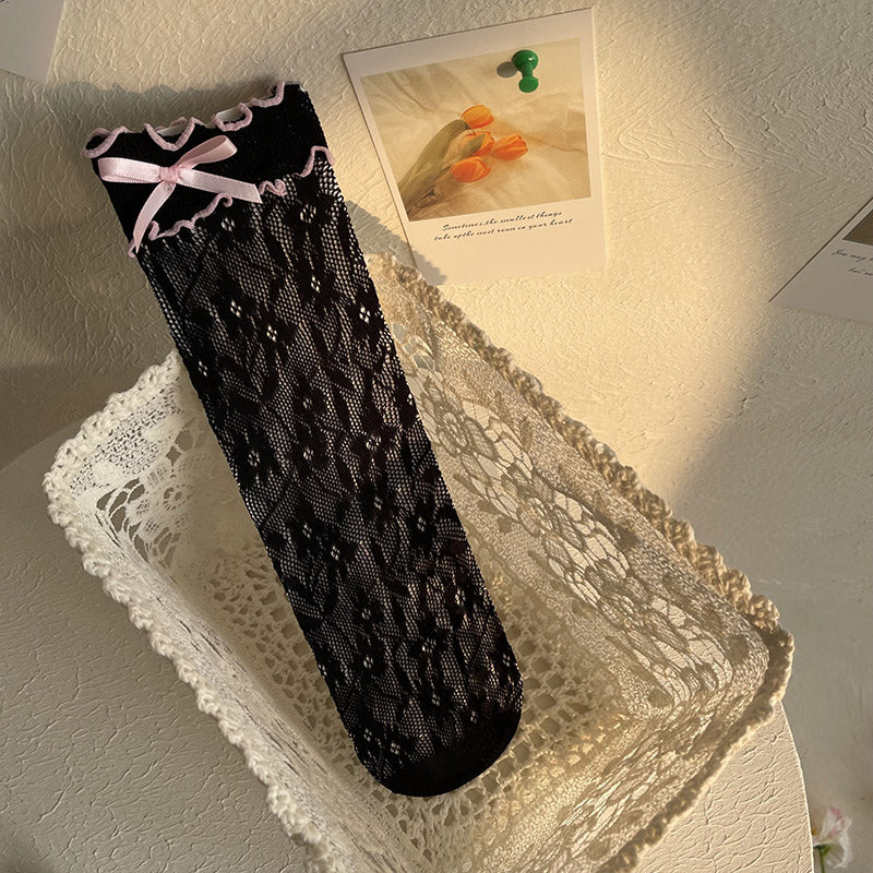 Kawaii Lolita Thin Lace Socks - Image 15