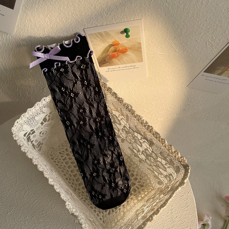 Kawaii Lolita Thin Lace Socks - Image 16