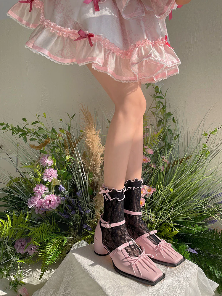Kawaii Lolita Thin Lace Socks - Image 6