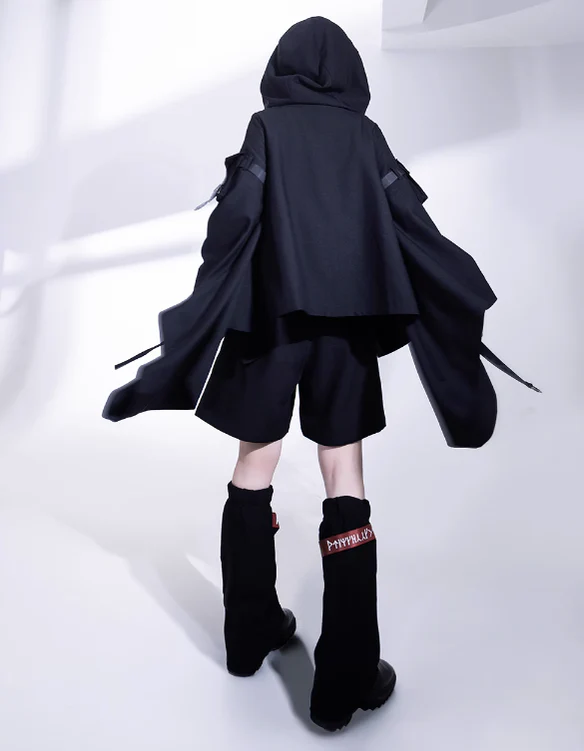 Nameless Blade - Waste Soil Ouji Lolita Black Shorts and Leggings - Image 6