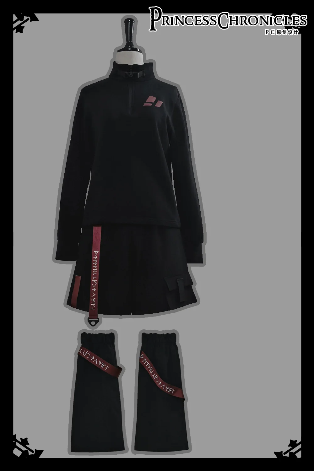 Nameless Blade - Waste Soil Ouji Lolita Black Shorts and Leggings - Image 8