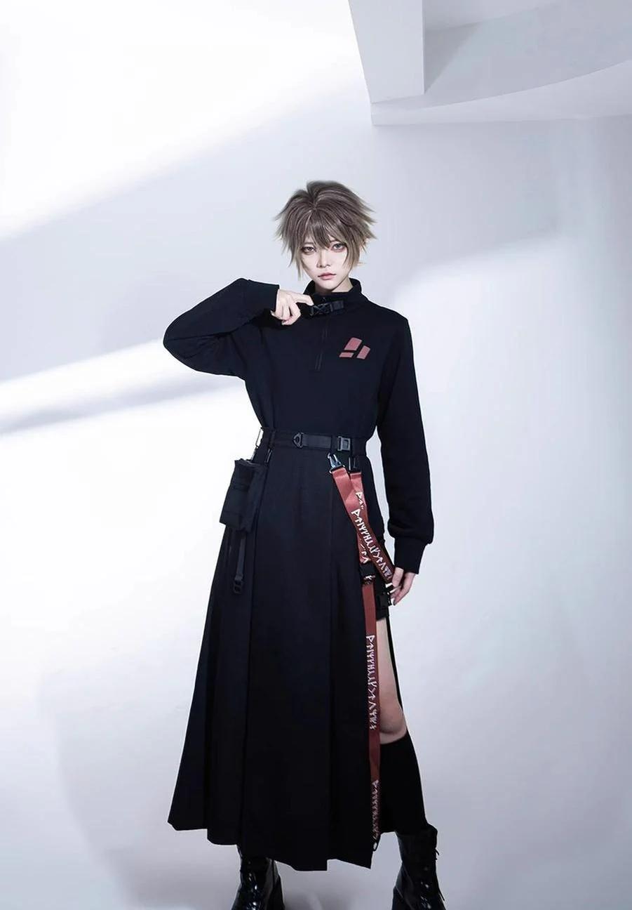 Nameless Blade - Waste Soil Handsome Black Skirt - Image 2
