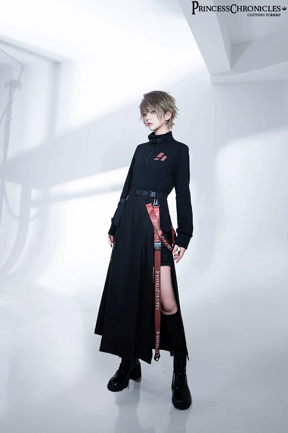 Nameless Blade - Waste Soil Handsome Black Skirt - Image 4