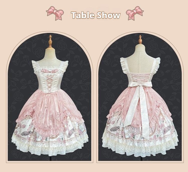 Sweet Date - Wedding Lolita Dress Bridal Elegant Retro JSK Daily Lolita Shirt - Image 12