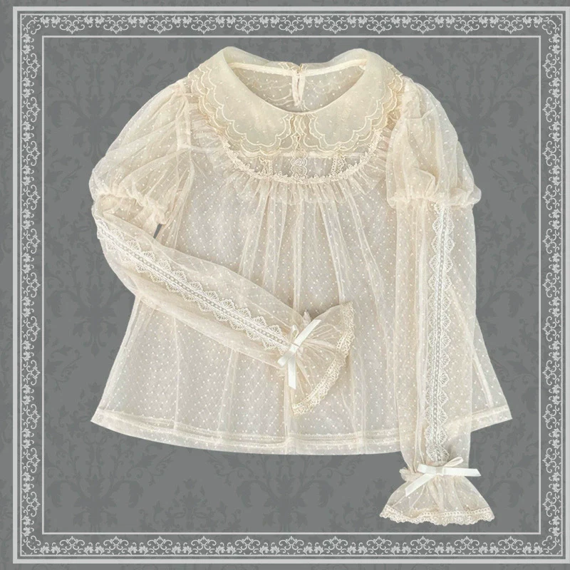 Sweet Date - Wedding Lolita Dress Bridal Elegant Retro JSK Daily Lolita Shirt - Image 24