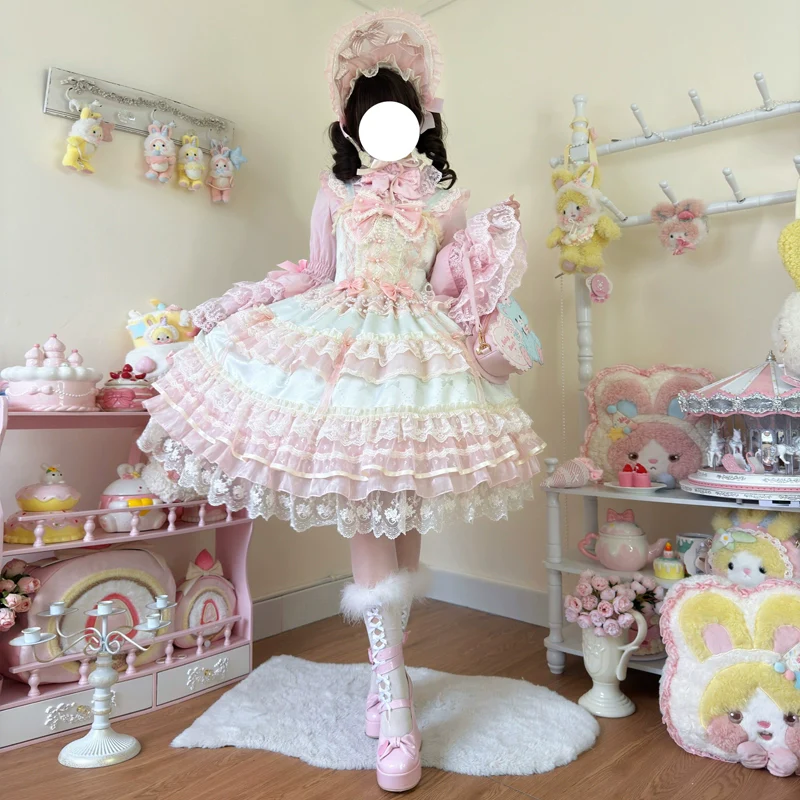 Hanguliang - Star Love Song - Wedding Sweet Lolita JSK Suit Doll-like Dress - Image 15