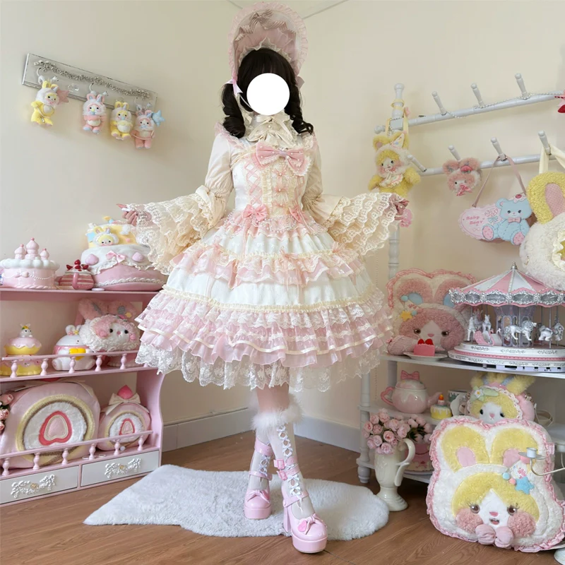 Hanguliang - Star Love Song - Wedding Sweet Lolita JSK Suit Doll-like Dress - Image 8