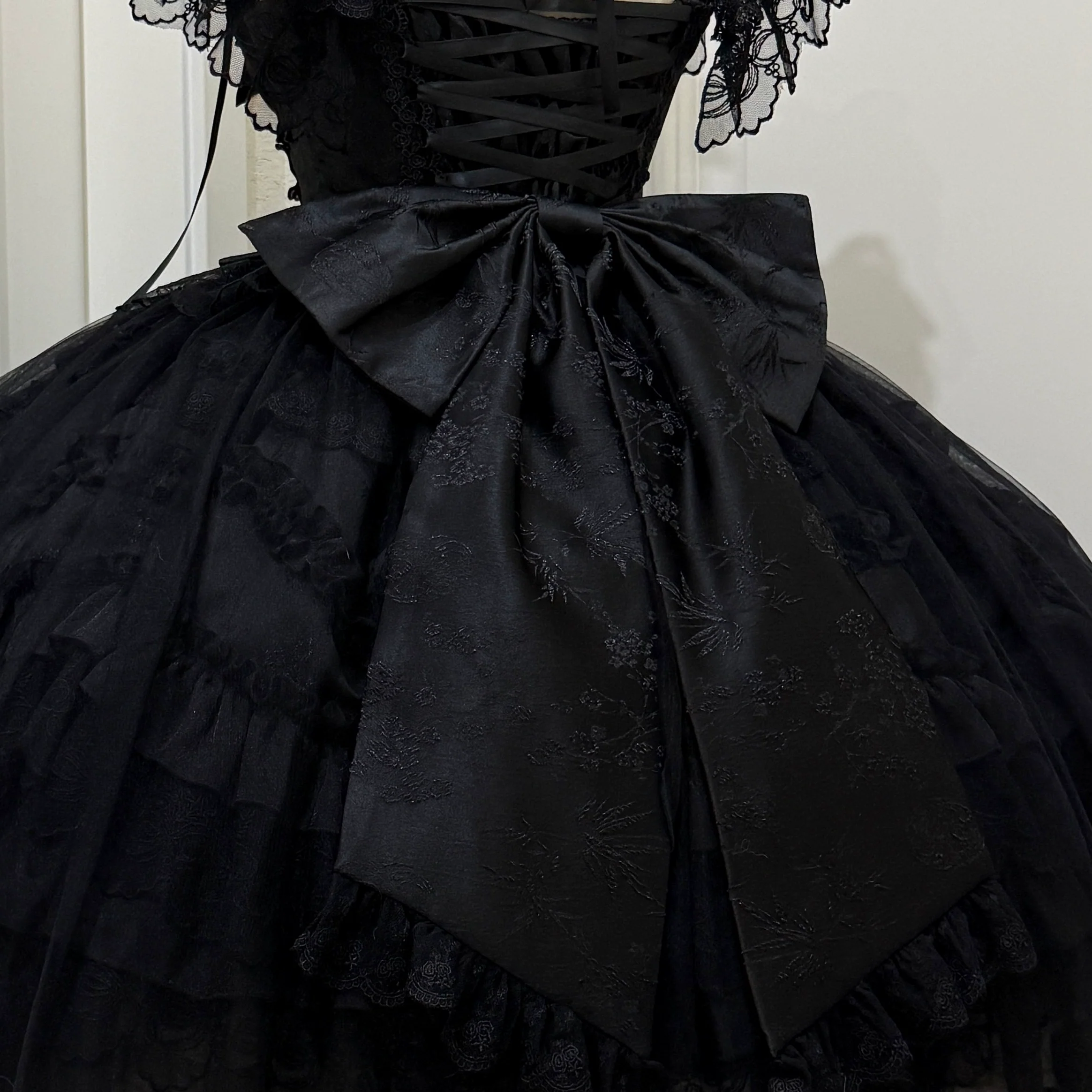 Eternal Vow - Wedding Lolita JSK, Detachable Overlay - Image 26