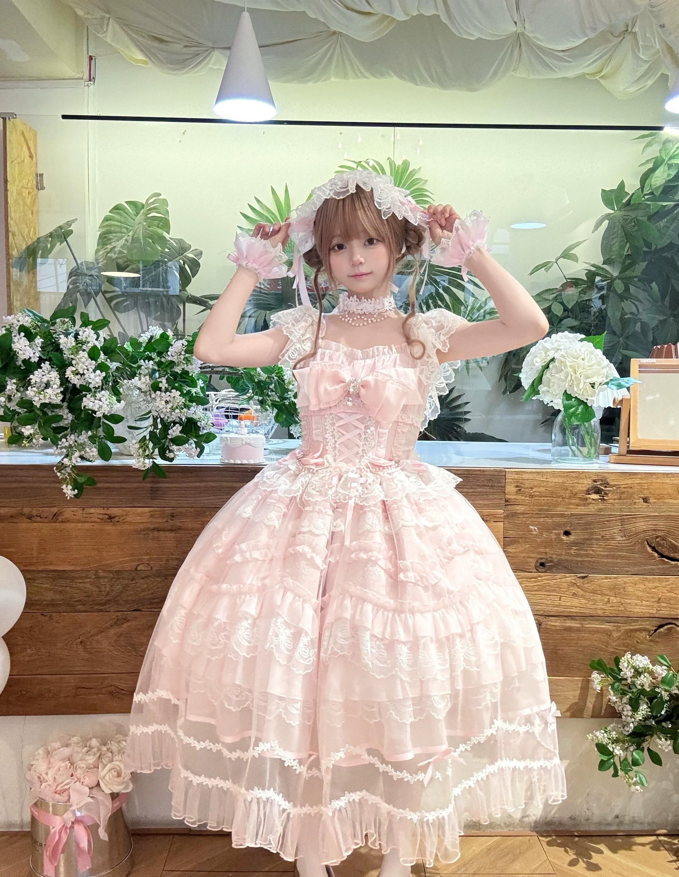 Eternal Vow - Wedding Lolita JSK, Detachable Overlay - Image 6