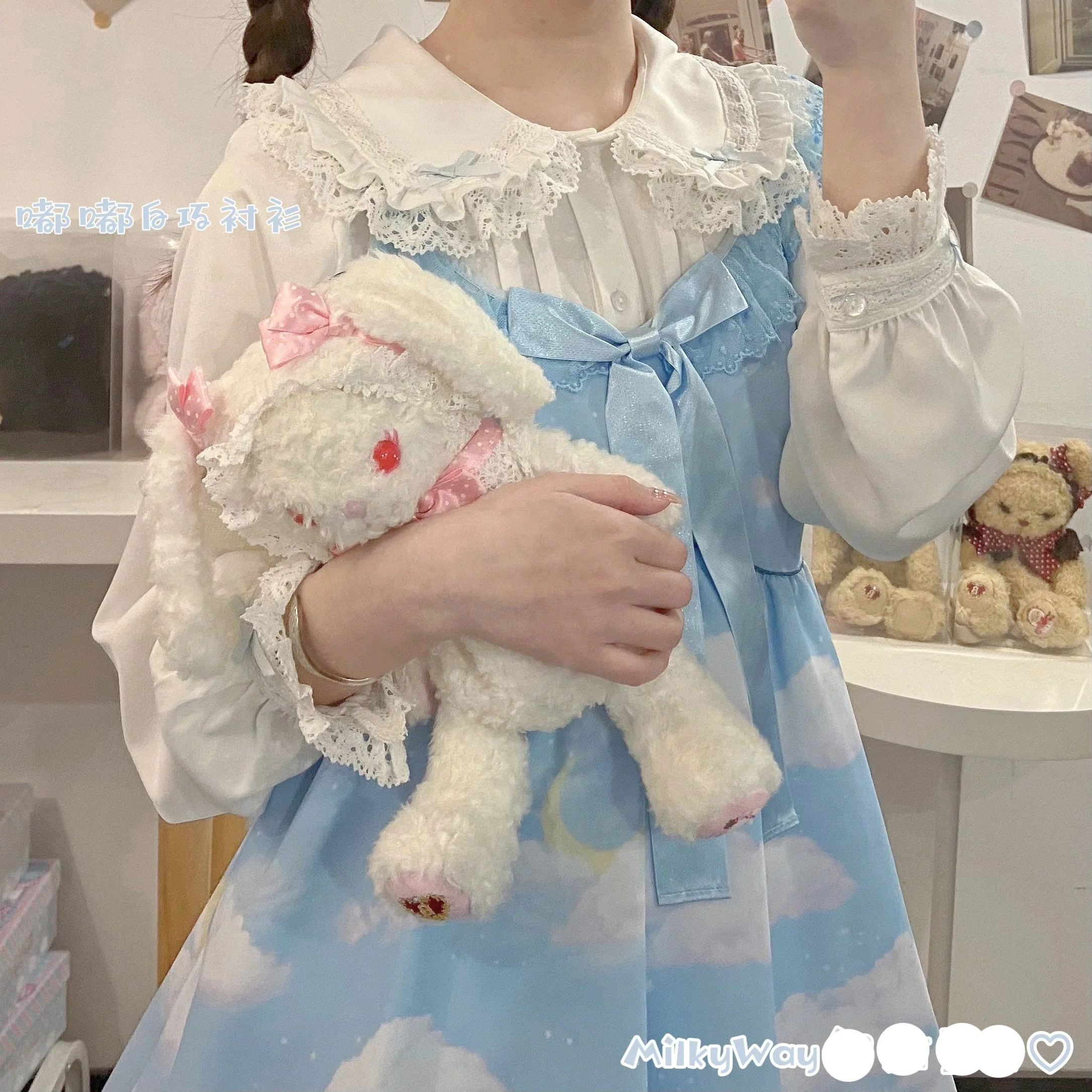 Peter Pan Collar Kawaii Lolita Blouse - Image 11