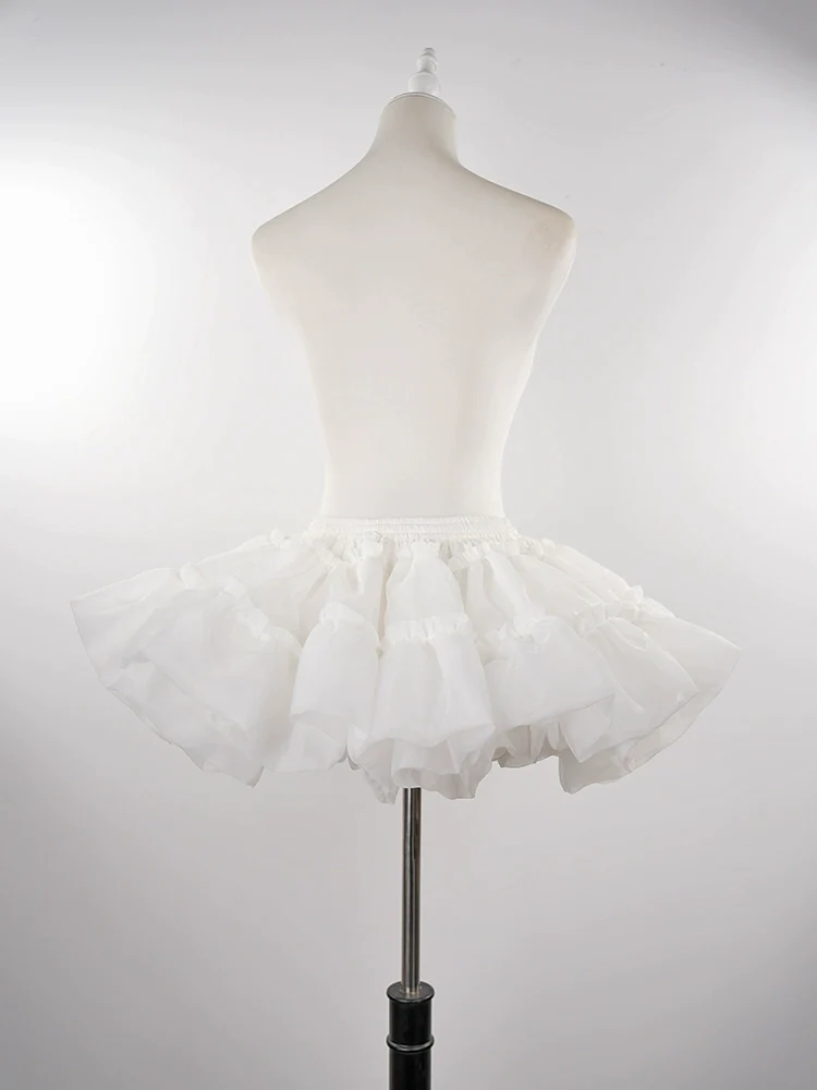 White Puffy Lolita Petticoat | 11.8" (30 cm) Length