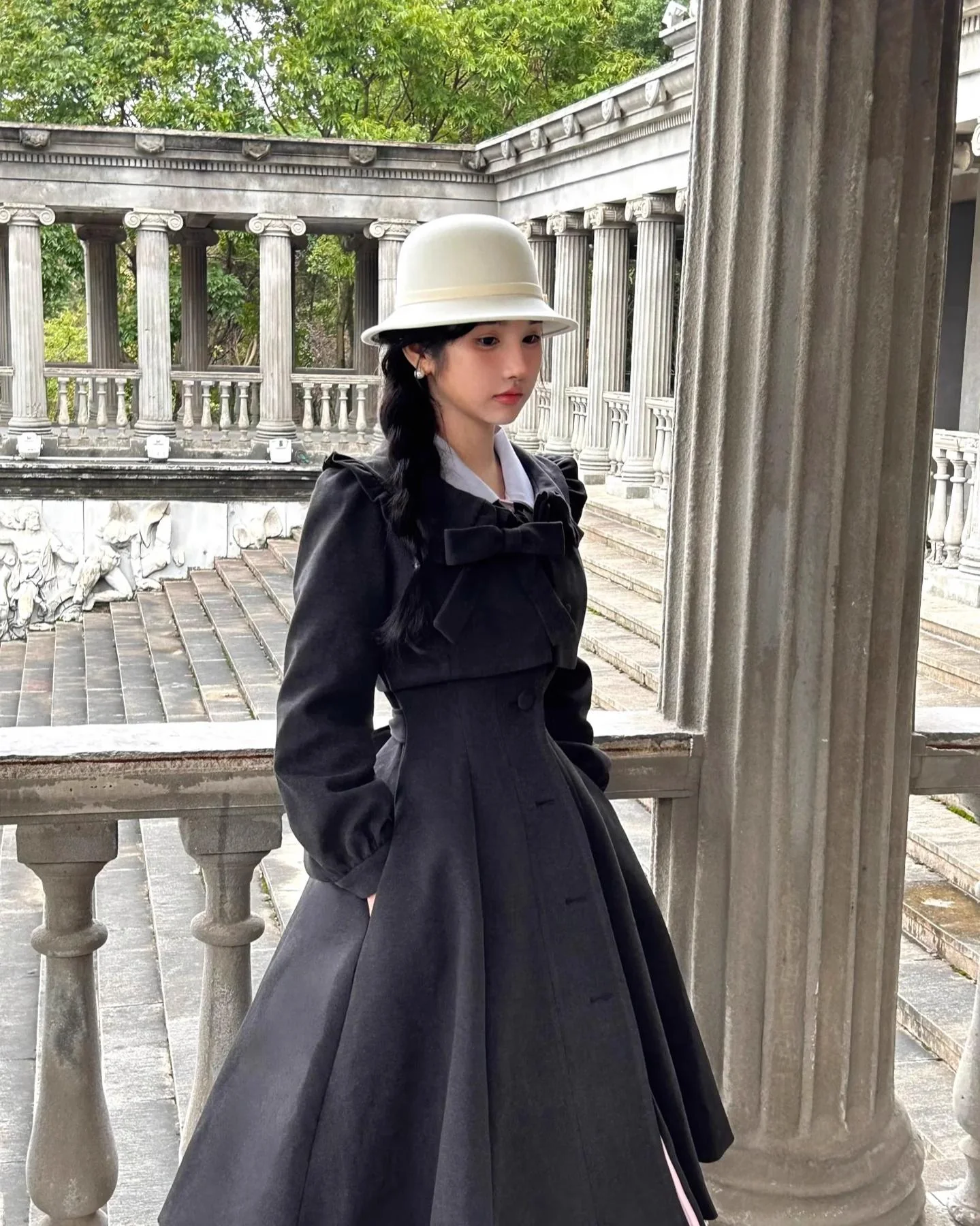Winter Classic Lolita Coat Suit Woolen Plus Size Outerwear - Image 14