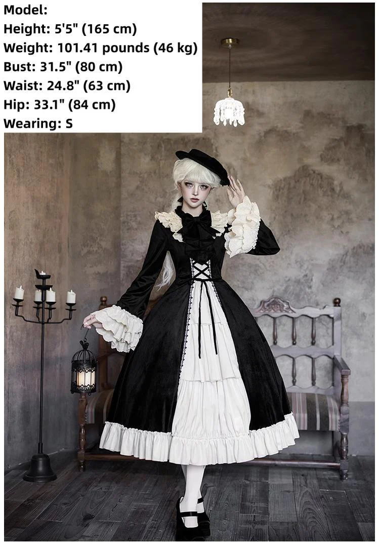 The Nutcracker - Winter Classic Lolita OP Dress, Front Opening - Image 12