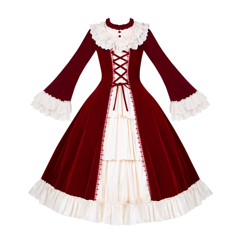 The Nutcracker - Winter Classic Lolita OP Dress, Front Opening - Image 24
