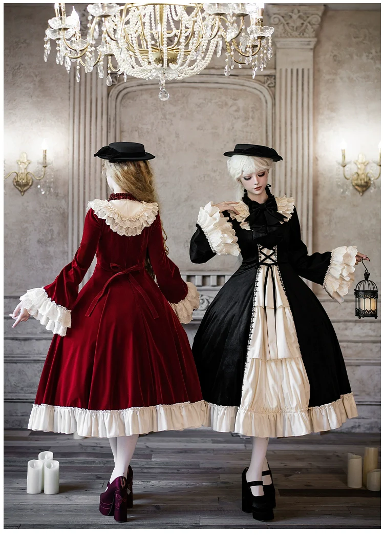 The Nutcracker - Winter Classic Lolita OP Dress, Front Opening - Image 4
