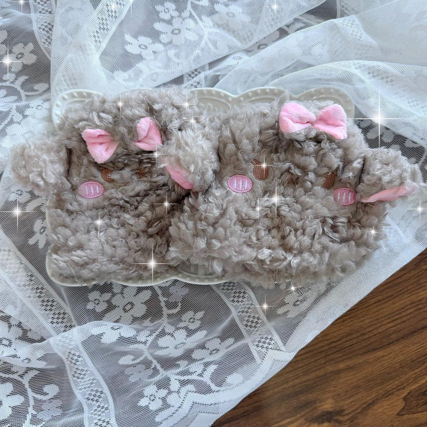 Winter Kawaii Lolita Leg Warmers, Lamb-shaped - Image 4