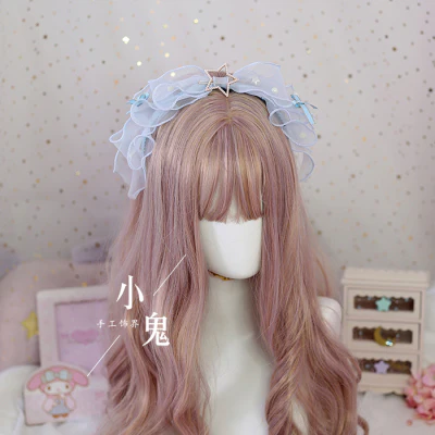 Xiaogui - Daily Lolita KC, Bow Pearl Headband - Image 2