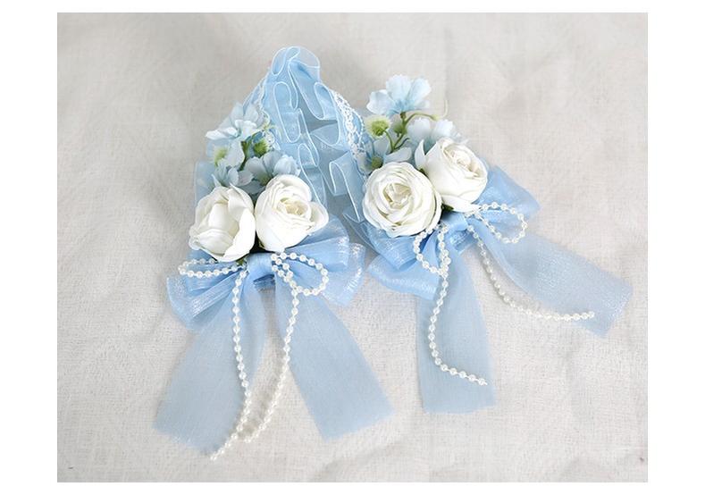 Xiaogui - Elegant Lolita Floral Lace Handmade Headband - Image 21