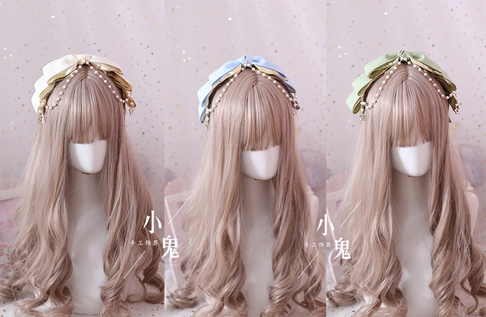 Xiaogui - Gothic Accessories Lolita Bow KC Hairclip - Image 10