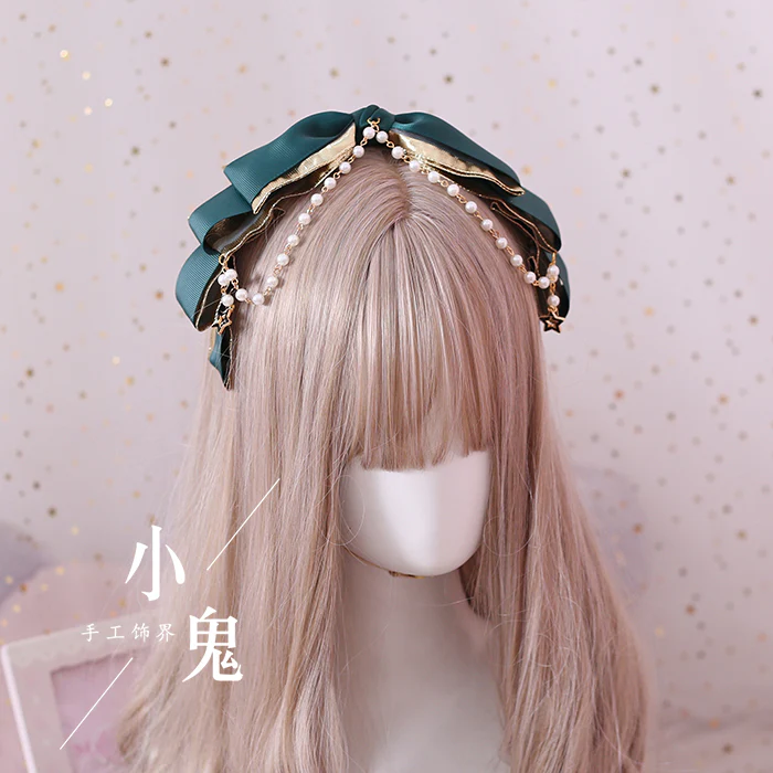 Xiaogui - Gothic Accessories Lolita Bow KC Hairclip - Image 12