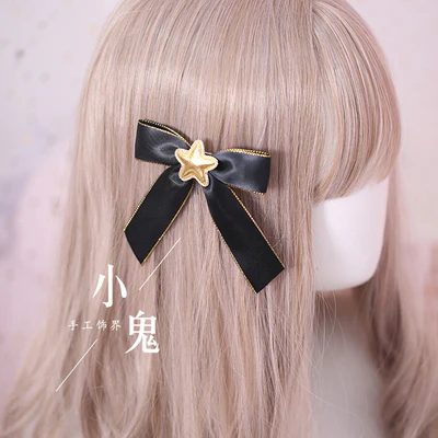 Xiaogui - Gothic Accessories Lolita Bow KC Hairclip - Image 15