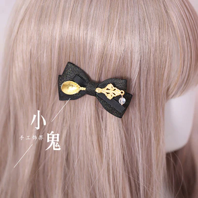 Xiaogui - Gothic Accessories Lolita Bow KC Hairclip - Image 16