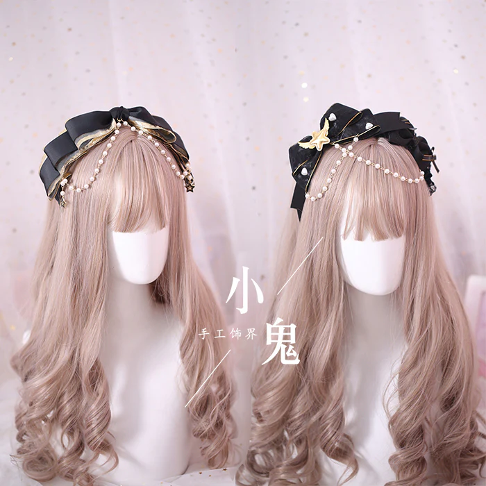 Xiaogui - Gothic Accessories Lolita Bow KC Hairclip - Image 2