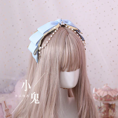 Xiaogui - Gothic Accessories Lolita Bow KC Hairclip - Image 25