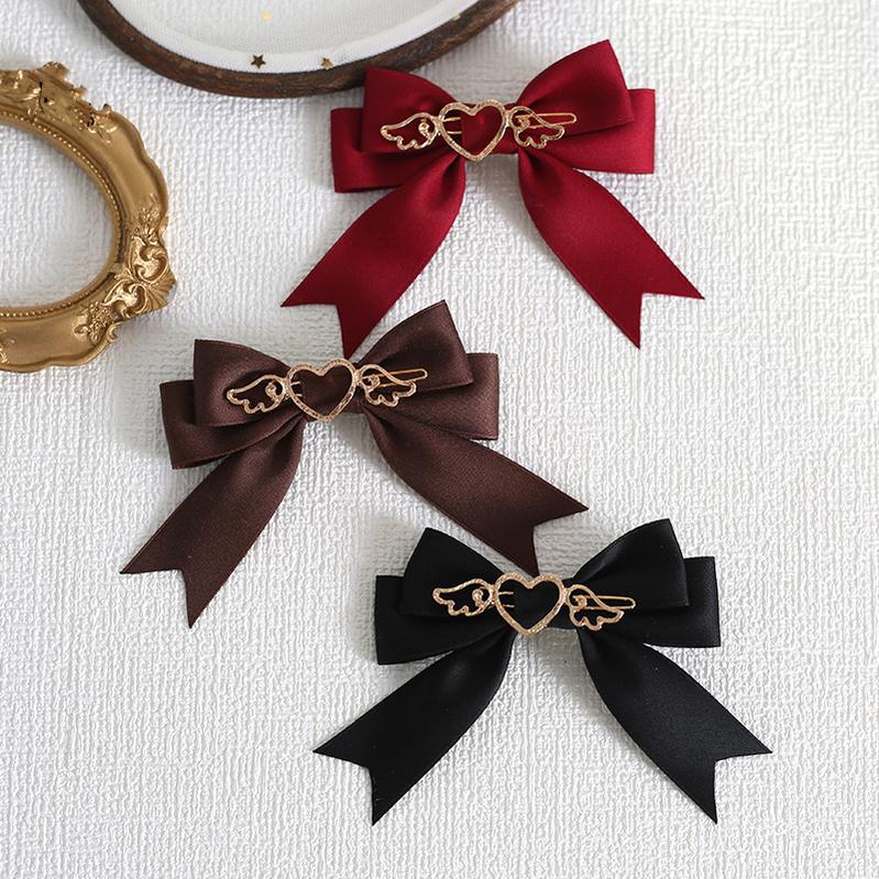 Xiaogui - Handmade Kawaii Bow Clips Brooch Multicolors - Image 5