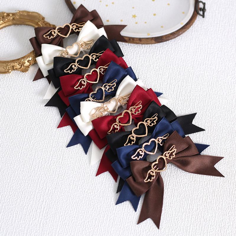 Xiaogui - Handmade Kawaii Bow Clips Brooch Multicolors - Image 6