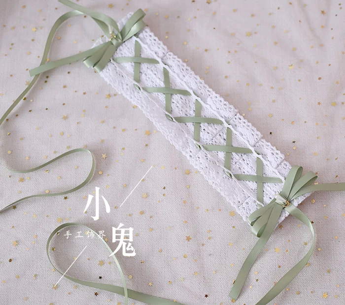Xiaogui - Japanese Style Sweet Lolita Lace Headband Multicolors - Image 11