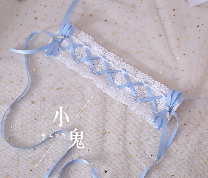 Xiaogui - Japanese Style Sweet Lolita Lace Headband Multicolors - Image 14