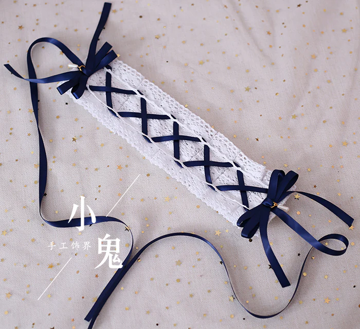 Xiaogui - Japanese Style Sweet Lolita Lace Headband Multicolors - Image 17