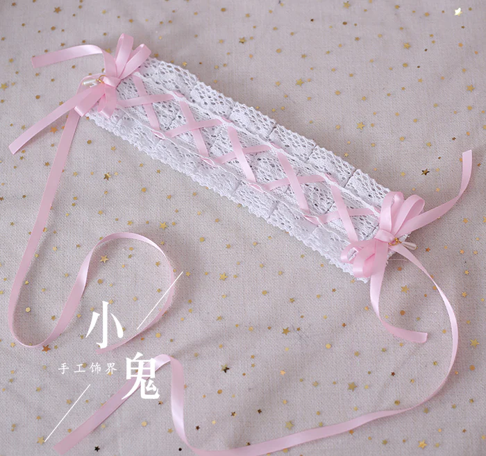 Xiaogui - Japanese Style Sweet Lolita Lace Headband Multicolors - Image 23