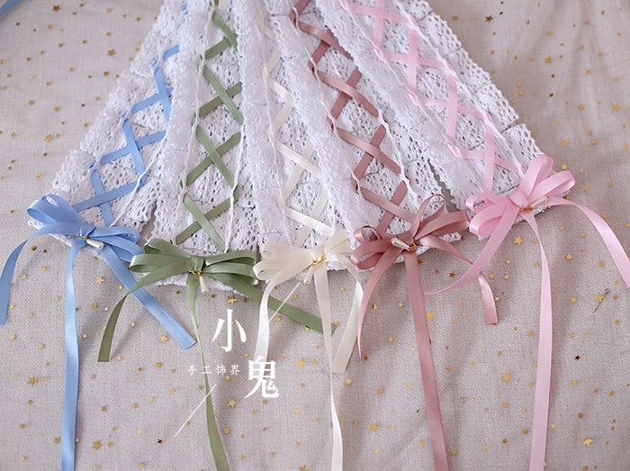 Xiaogui - Japanese Style Sweet Lolita Lace Headband Multicolors - Image 28
