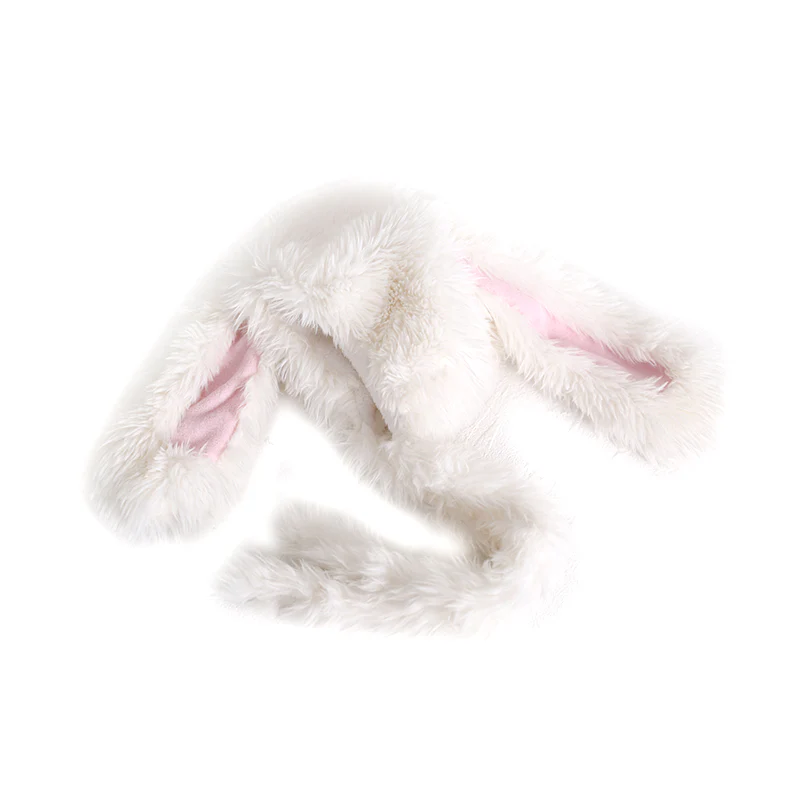 Xiaogui - Kawaii Lolita Plush Rabbit-Eared Hat - Image 2