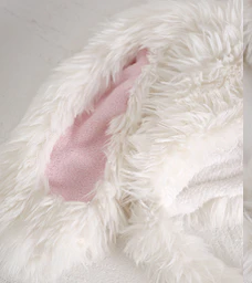 Xiaogui - Kawaii Lolita Plush Rabbit-Eared Hat - Image 3