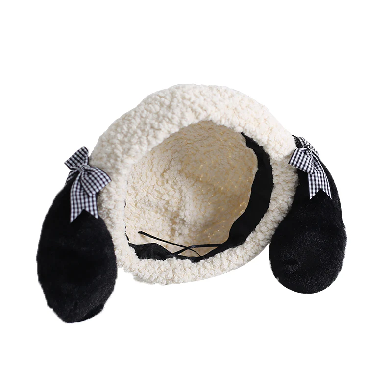 Xiaogui - Kawaii Pachocco Dog Ear Round Lolita Beret - Image 5